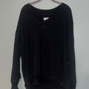 aerie v neck sweatshirt